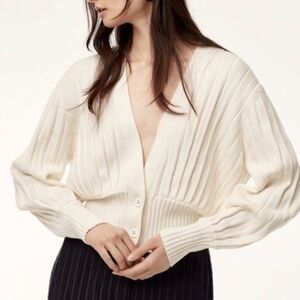 Wilfred Plunge Front Cardigan